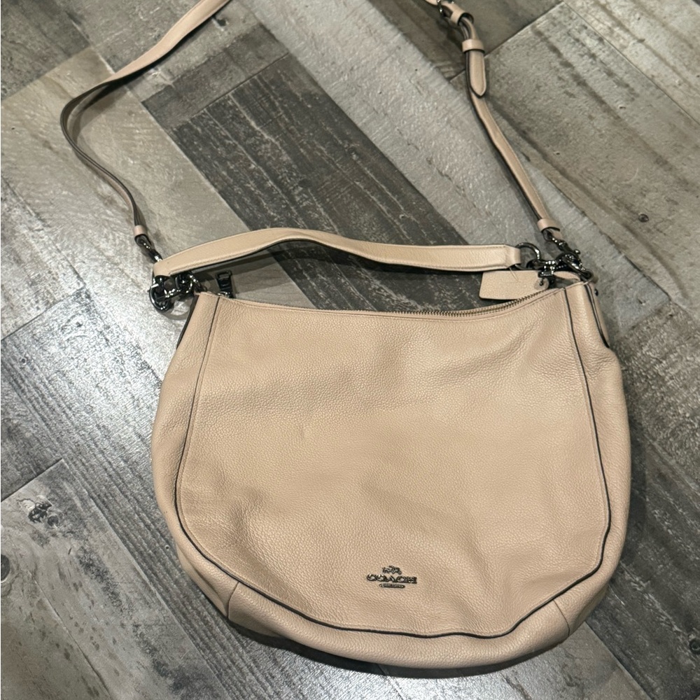 Coach Chelsea Hobo Shoulder Crossbody Bag, Pebble Leather
